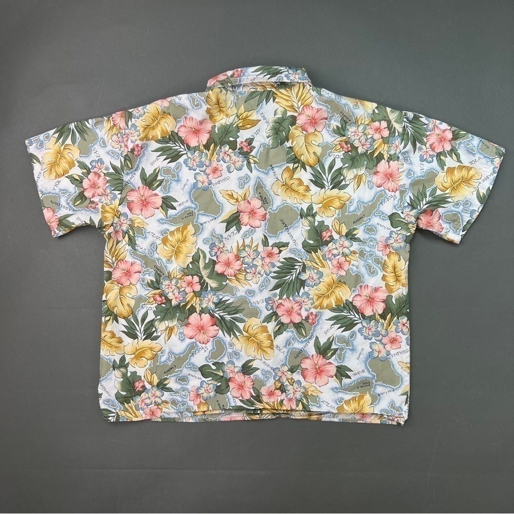 Rare Vintage Floral Button Up Shirt - Picture 5 of 11